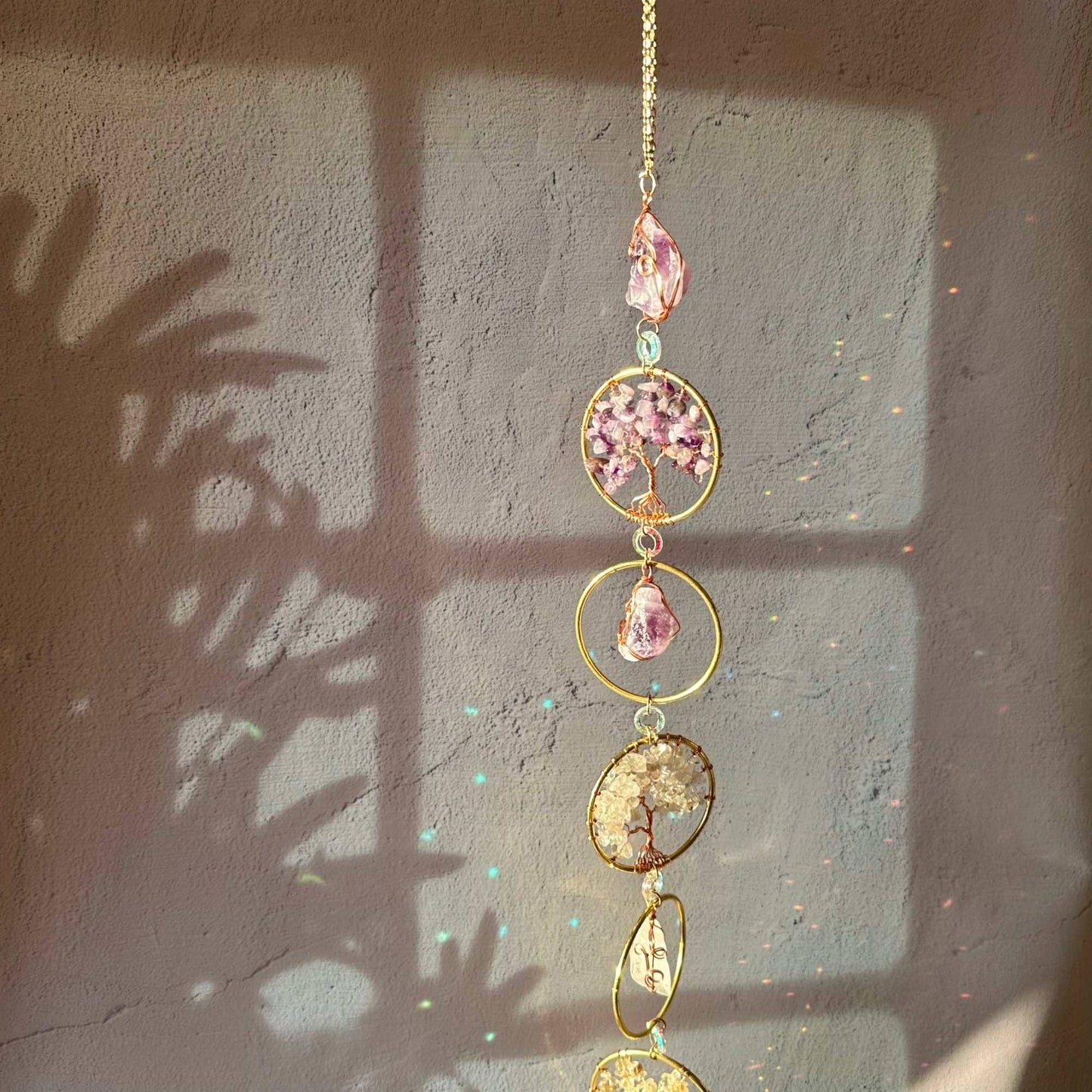 Chakra Gemstone Suncatcher